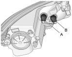 9-36 Vehicle Care 3. Remove the bulb socket from the headlamp by turning counterclockwise a quarter turn. 4. Remove the bulb from the socket. 5. Install the new bulb in the socket. 6.