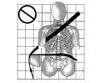 In a crash, the belt would go up over your abdomen. The belt forces would be there, not on the pelvic bones.