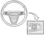 Steering Wheel Controls For vehicles with audio steering wheel controls, some audio controls can be adjusted at the steering wheel.