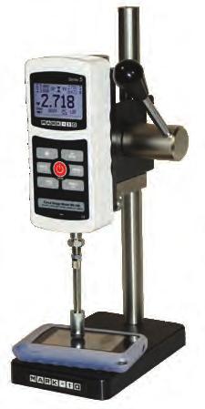 column. Features: Spring loaded lever mechanism Convenient for repetitive testing.