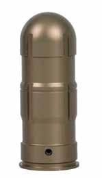 MEDIUM CALIBER AMMUNITION 40 mm 53 Drill Cartridge The 40 mm x 53 drill cartridge is used as a drill round to train