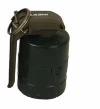 OTHER PRODUCTS AND SERVICES Offensive Hand Grenades (HGO) HGO115-3,5 and HGO50-3,5 HGO provide an intensive shock effect with a very limited number of fragments.