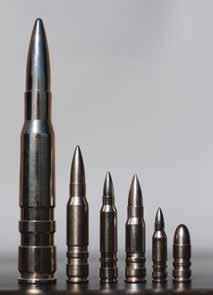 SMALL CALIBER AMMUNITION Drill Rounds Small Arms Ammunition Premium quality drill rounds for professional training Weight and center of gravity equal to standard ball cartridges Made of nickel plated