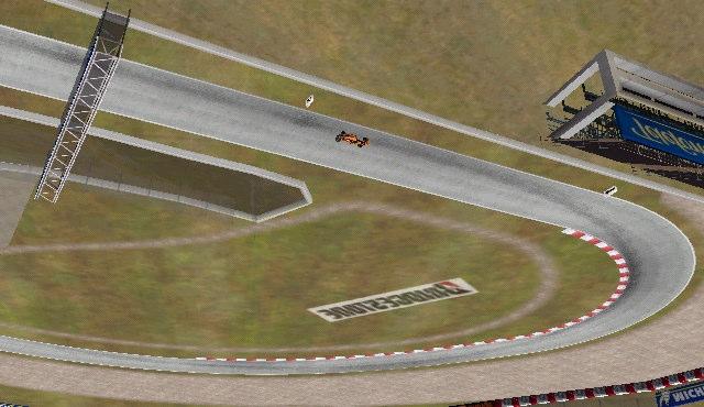 Increasing radius Example: Circuit de Catalunya, Spain La Caixa An increasing radius corner is one that features a longer corner exit than corner entry, and is usually accompanied by a small corner