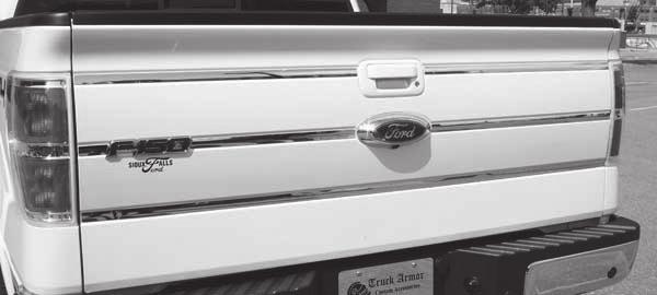 pre-applied 3M automotive tape NeveRust Lifetime Warranty Stainless Steel Black Platinum 15-18 Silverado Reg.