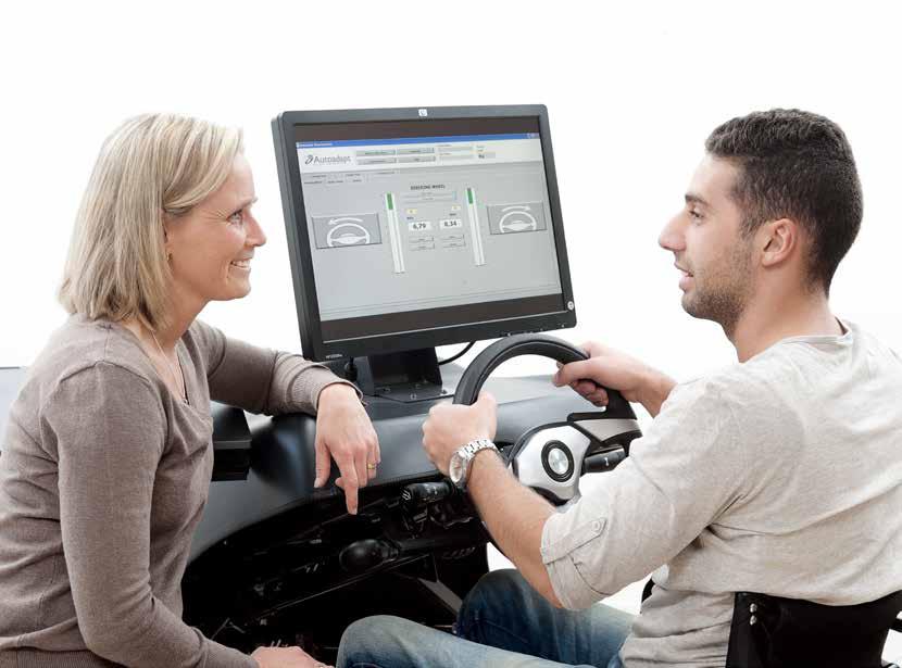 Driver Test Station DTS 3 Why a DTS? Test a driver s strength, flexibility, behaviour and reaction time in a safe and calm environment.
