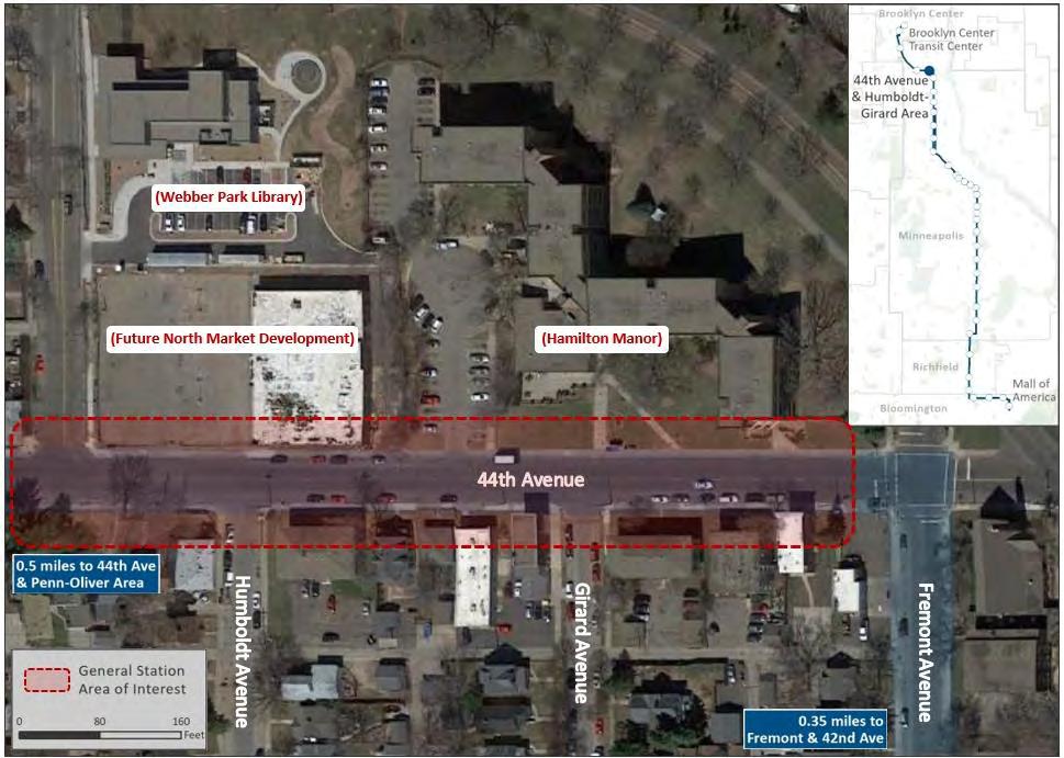 D Line Station Plan: 44th Avenue & Humboldt-Girard area Figure 22: