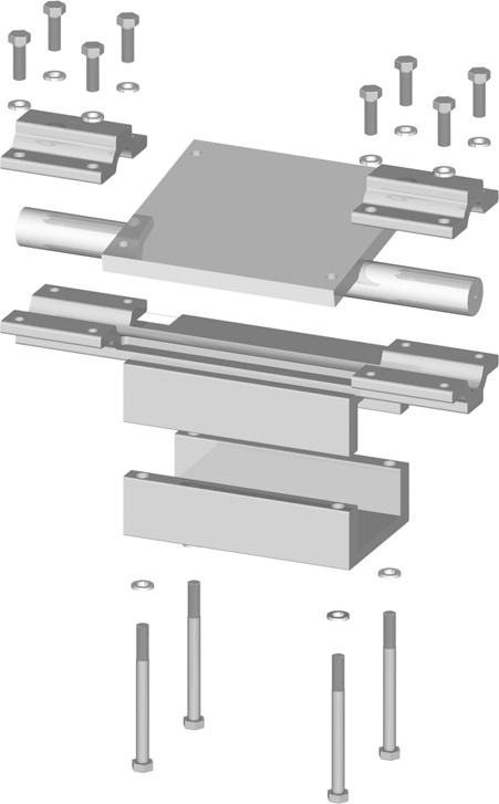 Maintenance Exploded Parts View Upper Bracket