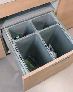 cover Installation: Screw fixing with Moovit drawer system