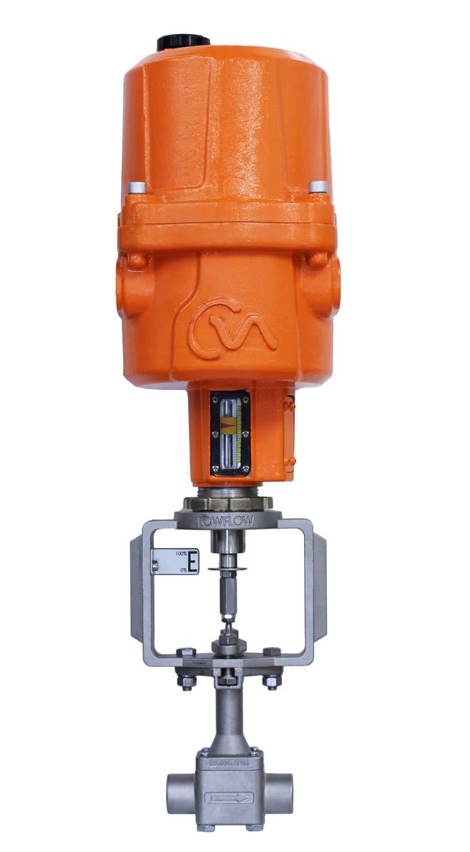 708MV Series Motor Valve FRACTIONAL FLOW CONTROL S CRN Registration Number Available The Mark 708MV offers several advantages including extreme accuracy, high turndown ratios and repeatability.