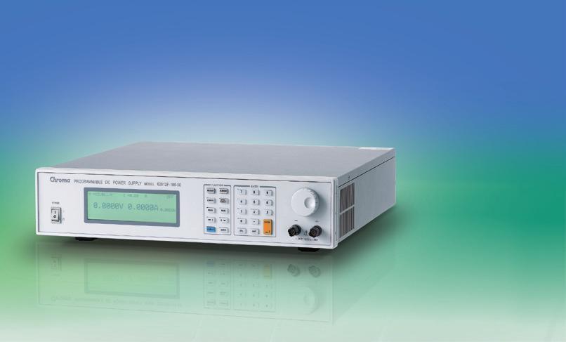 MODEL 62000P PROGRAMMABLE DC POWER SUPPLY MODEL 62000P SERIES : 0 ~ 600V ; : 0 ~ 120A ; : 600W,