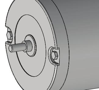 Spacers or other fixturing should be used to properly position the rotor if no mechanical locating features are on the shaft. Various adhesives can be used to bond the target rotor to the motor shaft.