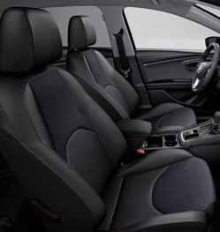 Standard Optional Leather Black Sport seats