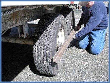If you are needing to replace those tires we have a selection of trailer tires and wheels in our parts department, but first check out the alignment of your trailer to get the most out of your