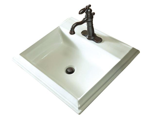 22-7/16 x 18-15/16 18-11/16 x 12-7/16 * Sealant/Adhesive MODEL 268 ADA INST Lavatory ALLA TION Wall 24" (610 Counter 1/2" (13 Counter Top 7-1/2 " (191 34" (864