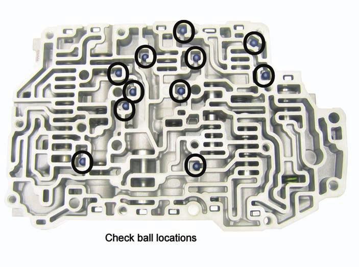 A Closer Look at the Toyota U250E All of these checkballs are composite.