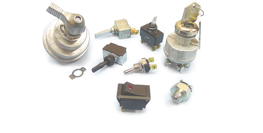 Switches Product Description Page# Ball Switches 158 Breakaway Switch 158 Master Disconnect Switch Battery Master Disconnect Switch & Face Plate 159 Plunger Switch Sealed 158 Push/Pull Switches