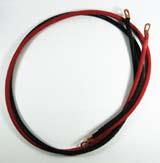 Battery Switch to Starter Cable 3/8 ring lugs factory crimped to cable. Red or black. Order No Mfg No Gauge Length Color List 340018 SS412-10-D 4 12 Red $8.25 340037 SS424-10-D 4 24 Red $12.