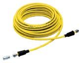 88 Hubbell Television Cable 50 Yellow jacketed ship-to-shore TV cable set is the industry standard 75 Ohm, RG59-U with male plugs on both ends.