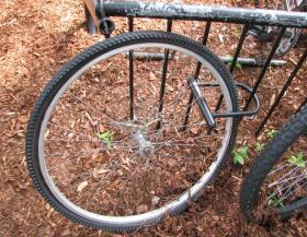 Immediately report any suspicious activity near bicycle racks to USC Police Department by dialing 911 or