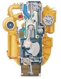 Caterpillar 3116T Diesel Engine High-tech six cylinder engine provides outstanding performance and reliability.