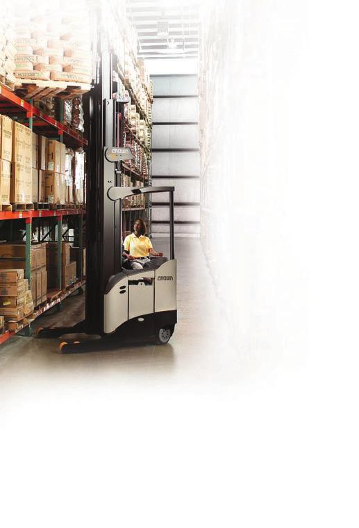 speed. To flat-out move more pallets, you need everything working together. Crown s systems design links every component for tunable power, speed and productivity.