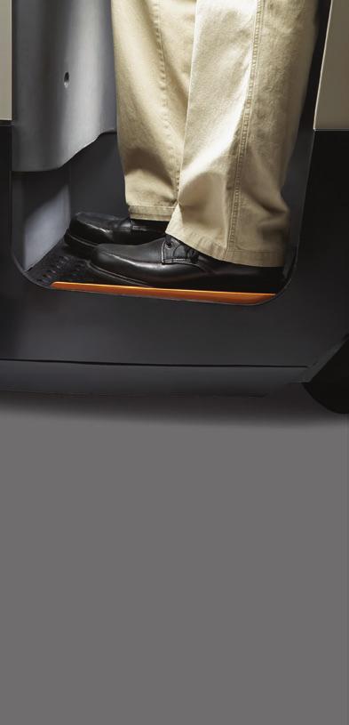 And the Entry Bar Safety Switch helps keep feet inside the compartment. Leading design by Crown gives you performance you can safely use.