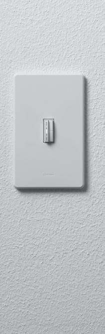 wallplate using a standard barrier backbox (see Lutron Application Note #213 at www.lutron.com/applicationnotes).