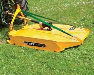 easy mounting PTO overrun protection rpm PTO drive s from 4mm to 4mm Maximum cutting diameter 0mm 5hp minimum tractor horsepower (dependent on model)