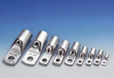 A-M RING TONGUE TERMINALS WITH CONTAINED PALM for L.V. circuit breakers for copper conductors This range of lugs features contained palm width.