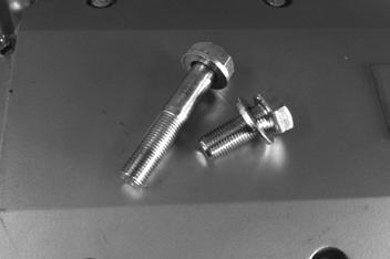 nylok nut. Bolt the right-hand mount in the bracket using the 12mm bolt, don t tighten.