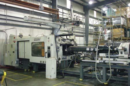 (13) Injection Molding Machines as late as 1995 CINCINNATI MILACRON 725-TON INJECTION MOLDER, MODEL VH725-95 1997