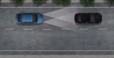 LANE DEPARTURE ALERT WITH STEERING ASSIST 8 Alerts you if you start to drift out of your lane when visible lane markings are detected.