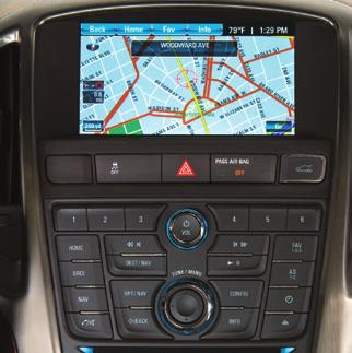 Navigation SystemF A B C Note: When the vehicle is moving, various on-screen functions are disabled to reduce driver distraction. Navigation Controls A.