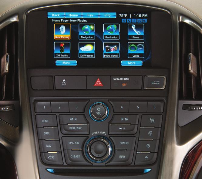 Audio System Refer to your Owner Manual for important safety information about using the infotainment system while driving.