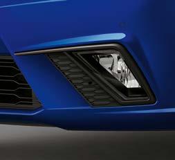 With the Front fog lights with cornering function you will have perfect visibility wherever