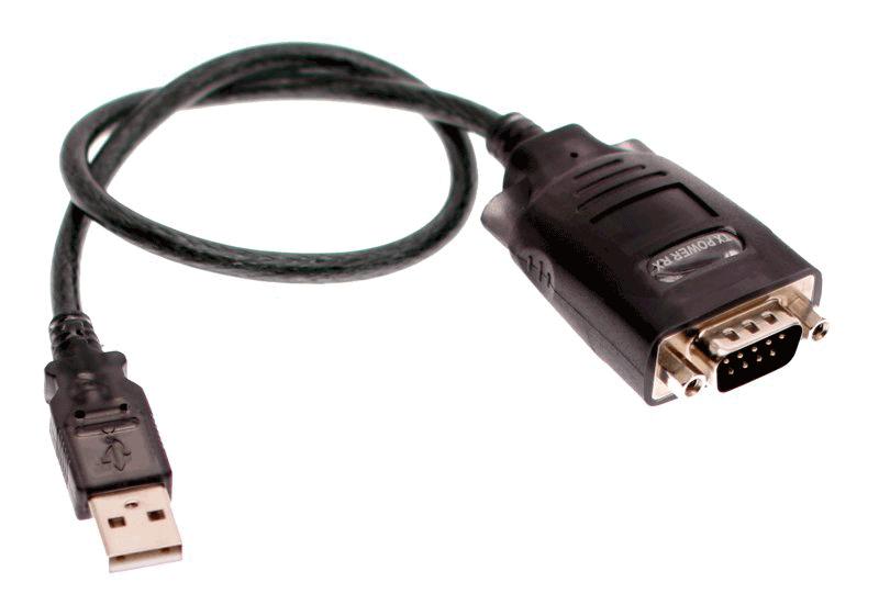 USB to Serial Adapter: Newer laptop computers may not have an actual RS232 DB9 connector installed. In this case a USB to Serial adapter will be required.
