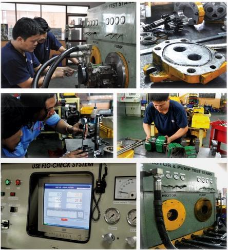 Test Pump & Motor Hydraulic - Testing of pumps and hydraulic motors of various types by spec requirements.