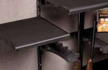 Unlike shelves in the competitions safes that are either fixed in position or only offer vertical adjustment, Axis