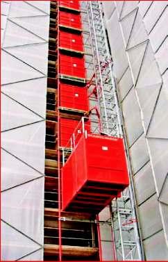 standing lift height of Top anchoring height of Frequency converter allows both smooth and stepless start/stop of cage