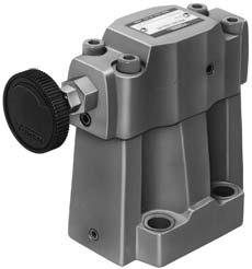 Low Noise ype ilot Operated Relief Valves S-BG- / 06 / 0 Specifications / Model Number Designation / Sub- Graphic Symbols Vent onnection Specifications Max. Operating Ma (SI) res. Adj.