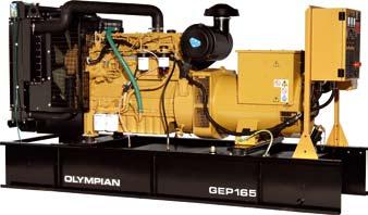 D I E S E L G E N E R A T O R S E T GEP165 (3-Phase) 50 HZ STANDBY PRIME 165 kva / 132 kw 150 kva / 120 kw Model will differ from picture shown FEATURES GENERATOR SET l Complete system designed and