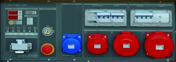 Control Systems on board Variant +10 (QLE-A-O-CC (10-40)) Multifunction panel with switching on board The multifunctional QLE panel is suitable for the management, protection and monitoring of