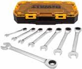 Ratcheting Wrenches 192-PC MECHANICS TOOLS SET DWMT75049 Includes 1/4", 3/8" and 1/2" ratchets and sockets (SAE and Metric in