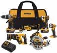 COMPACT DRILL/DRIVER KIT DCD791D2 High-speed transmission delivers 2 speed variations.