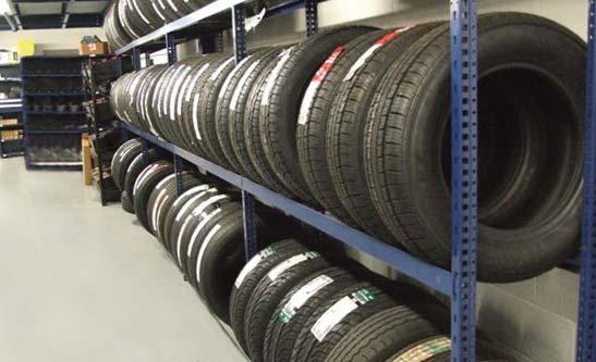 SPECIALIZED STORAGE A SOLUTION FOR EVERY NEED How can you store mufflers, bumpers, body parts, batteries, tires and other parts of varied shapes?
