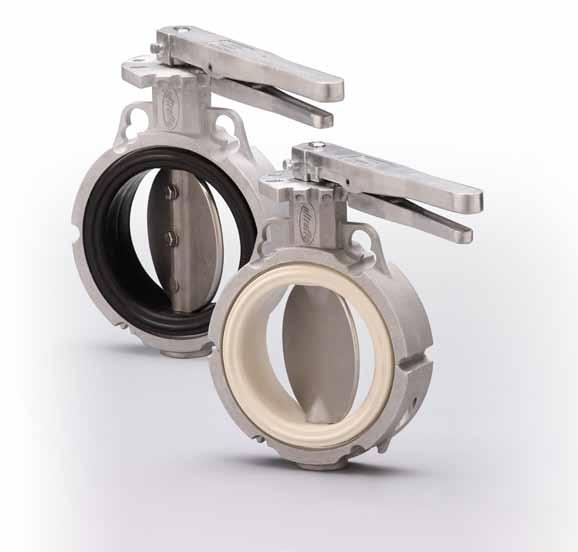 Resilient Seated Butterfly Valves 400 & 480 Series 1 Piece Body Design This economical, resilient seat valve is available in a wide