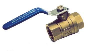 2-Piece, full port, brass ball valves are used in commercial and industrial applications for a full range of liquids and gases.