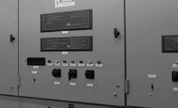 Generous panel space and auxiliary compartments accommodate protective relays, meters and instruments.