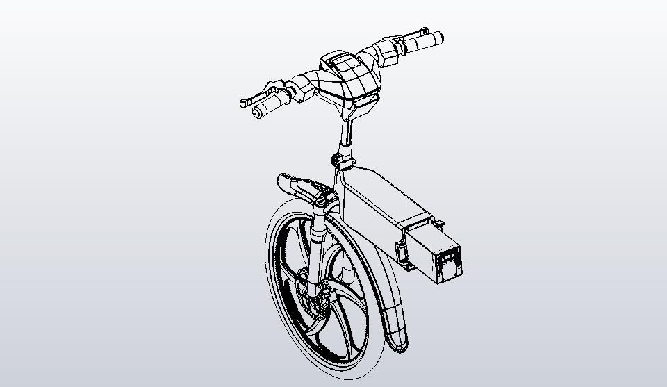 I. HOW TO INSERT THE BATTERY AND UNFOLD THE E-BIKE: 1. Insert the battery into the e-bike, and connect the wires. 2.